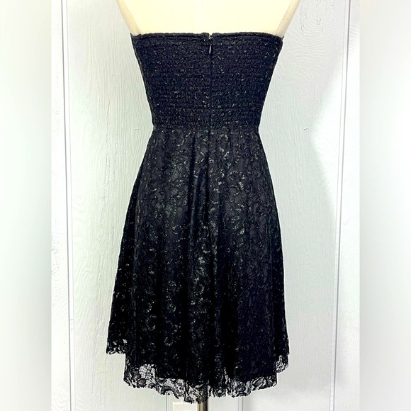 Parker - Eva black lace strapless sparkle mini party dress - Size XS - NWT - Picture 5 of 10